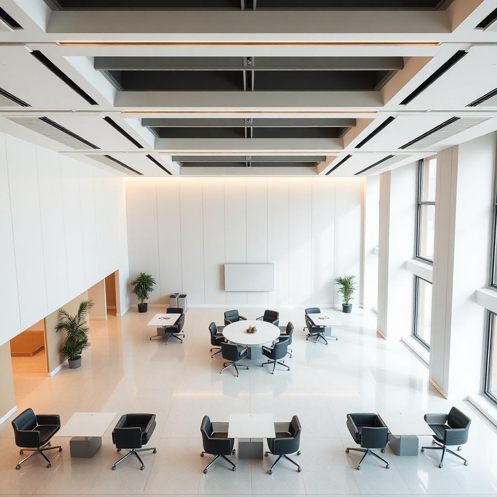 High-end business conference lounge